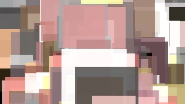 color rectangles move on the screen