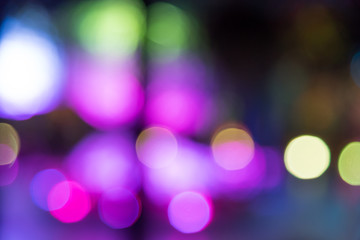 Blurred background with bokeh light.