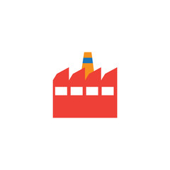Naklejka premium Factory Logo Icon Design
