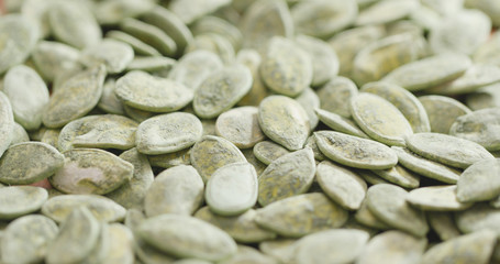 Green pumpkin seed