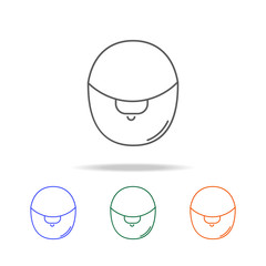 femail bag icon. Element multi color female accessories icons for mobile concept and web apps. Thin line  icon for website design and development, app development. Premium icon