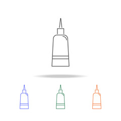 hair dyeing icon. Element multi color female accessories icons for mobile concept and web apps. Thin line  icon for website design and development, app development. Premium icon