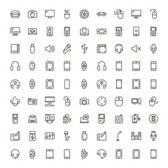Device flat icon
