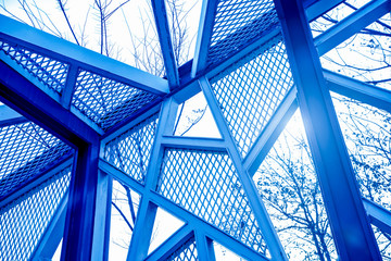 Obraz premium Steel structure landscape