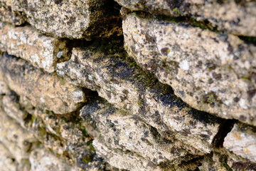 Background of old stone wall texture