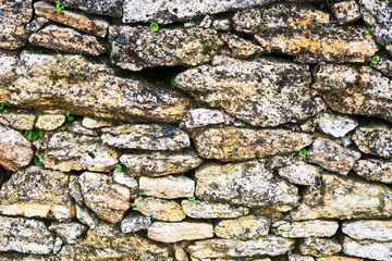 Background of old stone wall texture