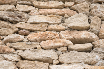 Background of old stone wall texture