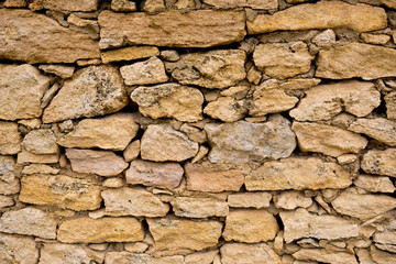 Background of old stone wall texture