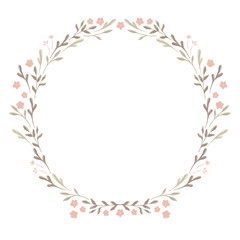 Cute flower wreath