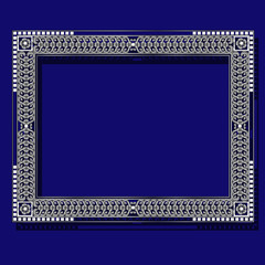 Obraz premium frame silver color with shadow