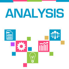 Analysis Colorful Squares Symbols 