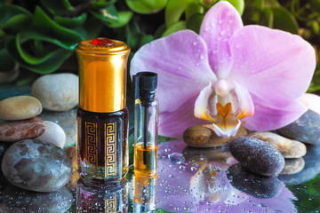 Arabic natural vegetable oil for relaxation and Spa treatments.
