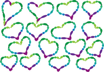 Fototapeta premium heart shape design