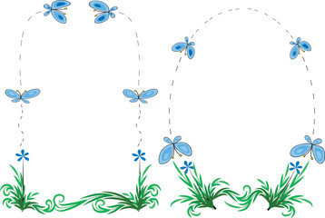 plant and flower border