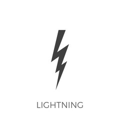 Lightning Vector Icon