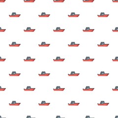 Ship transport pattern seamless in flat style for any design