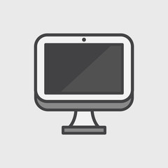 Illustration of computer icon