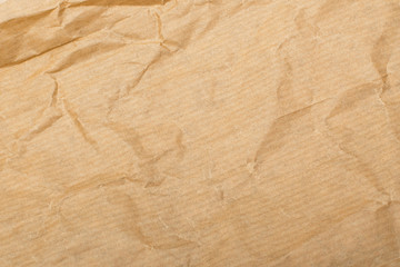 Wrinkled Kraft Paper Texture