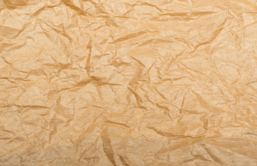 Wrinkled Kraft Paper Texture