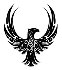 Eagle tattoo shape