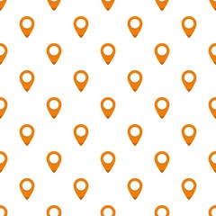 Fixation pin pattern seamless in flat style for any design