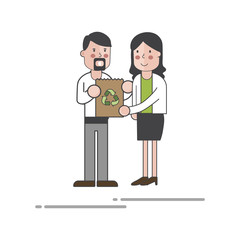 Illustration of environmental concept