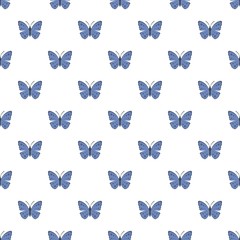 Spring butterfly pattern seamless in flat style for any design