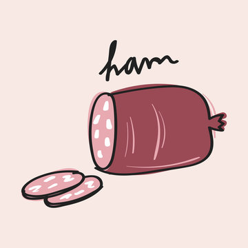 Illustration of ham