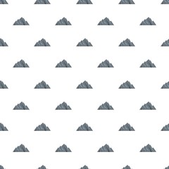 Extreme mountain pattern seamless in flat style for any design