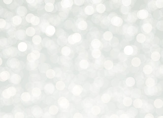 Abstract gray bokeh background. Vector holiday illustration