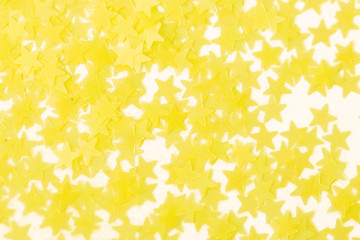 Yellow star background.