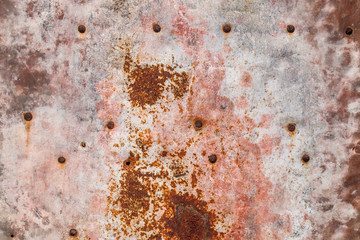 Old metal textures and rust from close up perspective