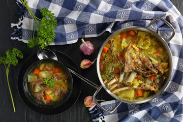 Icelandic Lamb winter hot Soup - kjotsupa