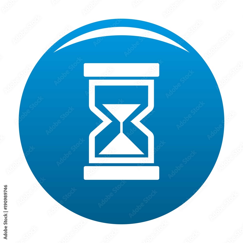 Poster cursor loading element icon vector blue circle isolated on white background