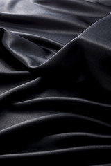 黒色のサテン