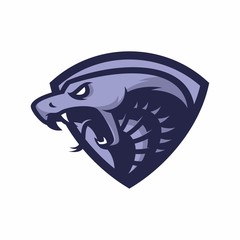 Animal Head - cobra - vector logo/icon illustration mascot