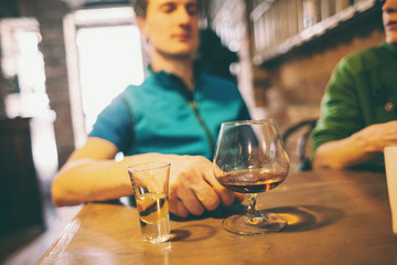 The man in the bar.