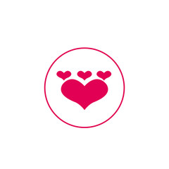 Heart logo design collection. Valentine's day. Love