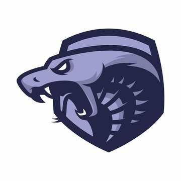 Animal Head - cobra - vector logo/icon illustration mascot