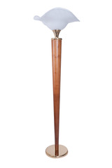 lamp bulb lighting electric room metal copper bronze design interior white background isolate wall ceiling 