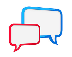 Speech Bubbles Isolated