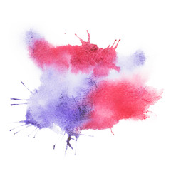 colorful retro vintage abstract watercolour aquarelle paint.