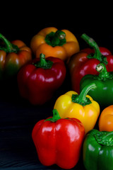 Colored sweet peppers