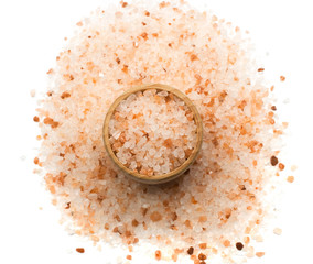 Himalayan Pink Salt Isolated