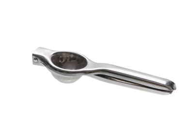 stainless squeezer isolated on white background with clipping path