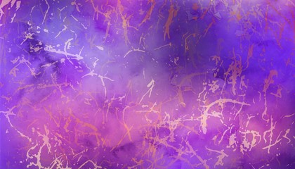 Watercolor pink and violet marble background