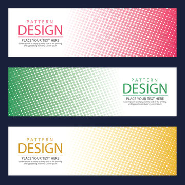 Abstract web banner design