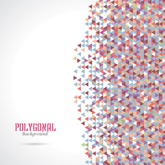 Polygonal background, Trendy Abstract Geometric Hipster Background