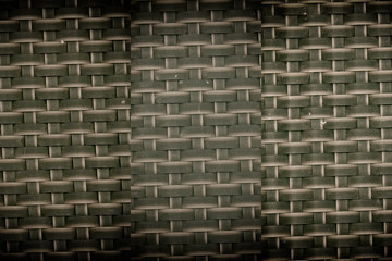 Close up image of black dash mat with grid cells