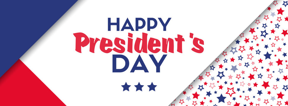 President's day vector greeting card